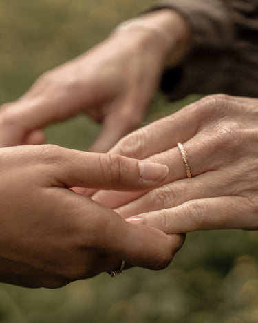 Gold Eternity ring