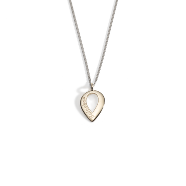 Silver | Gold Buíochas go deo single pendant