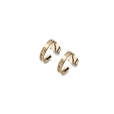 Gold Croí álainn hoops
