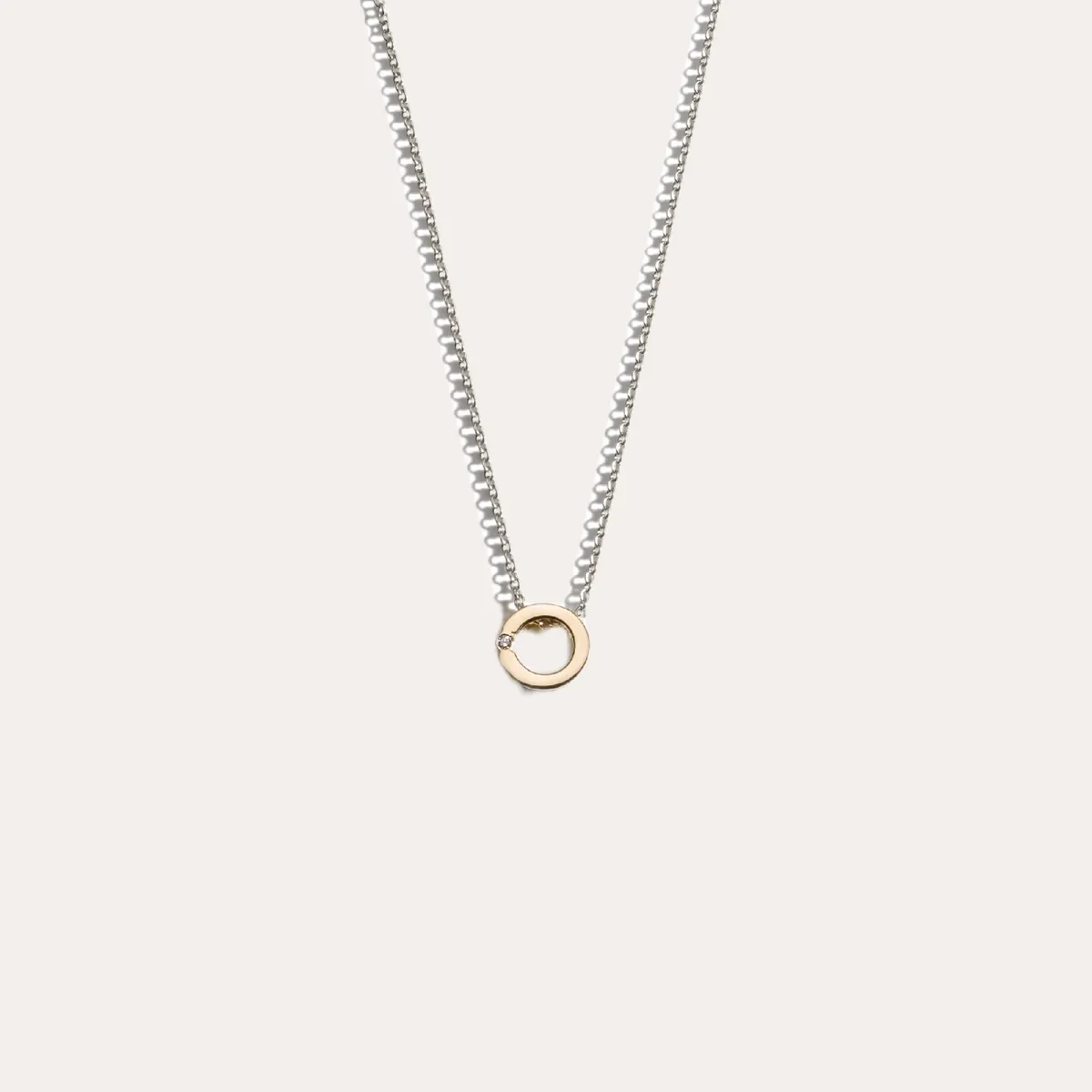 Croi Alainn diamond pendant Gold Silver Enibas Jewellery enibas