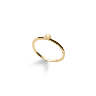Gold Croí álainn bubble ring