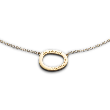 Gold Do shaol, do thuras small pendant