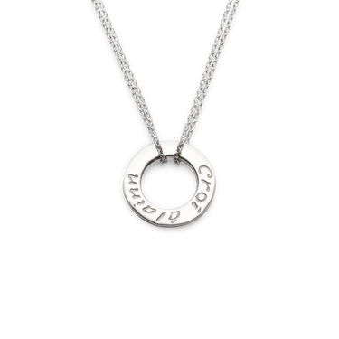 Silver Croí álainn single pendant