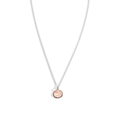 Silver|Rose Gold Las mo shlí small diamond pendant