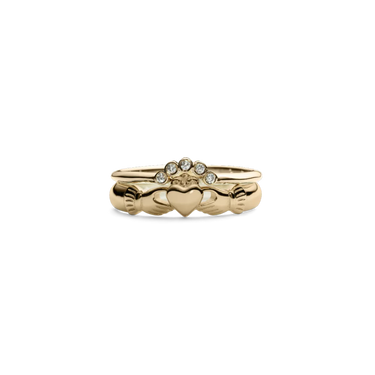 Gold Claddagh ring