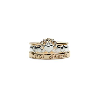 Silver Claddagh ring