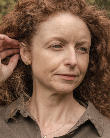 Gold Croí álainn earstuds