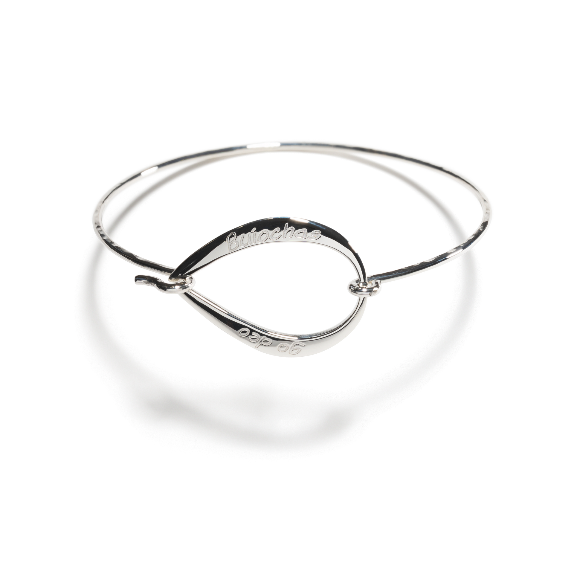 Silver Buíochas go deo bangle – enibas