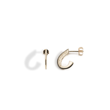 Gold Buíochas go deo earstuds