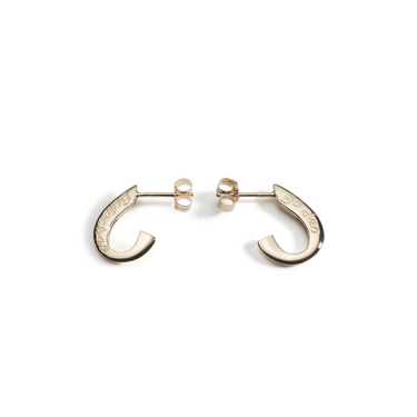 Gold Buíochas go deo earstuds