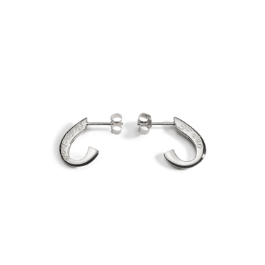 Silver Buíochas go deo earstuds