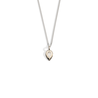 Silver | Gold Buíochas go deo small single pendant