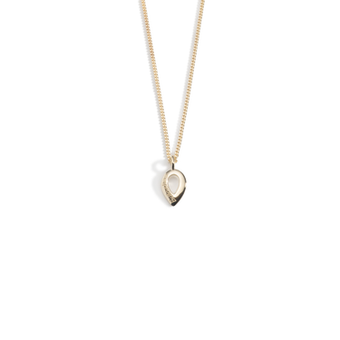 Gold Buíochas go deo small single pendant