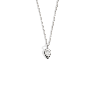 Silver Buíochas go deo small single pendant