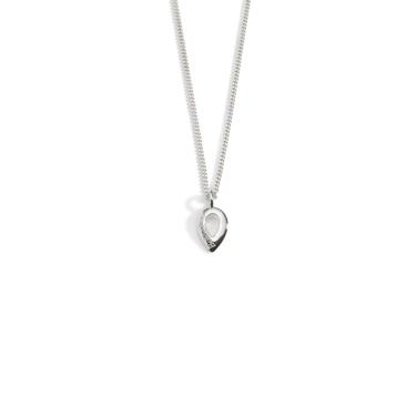 Silver Buíochas go deo small single pendant