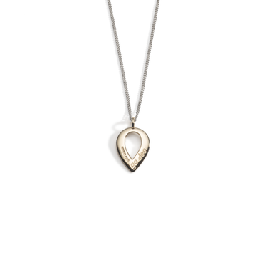 Silver | Gold Buíochas go deo single pendant
