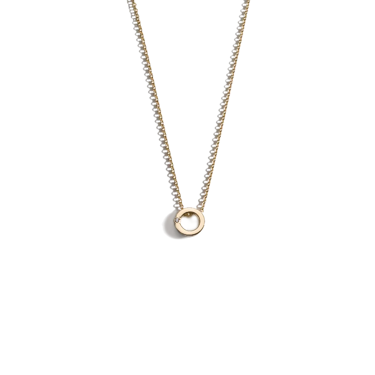 Gold Croí álainn diamond pendant