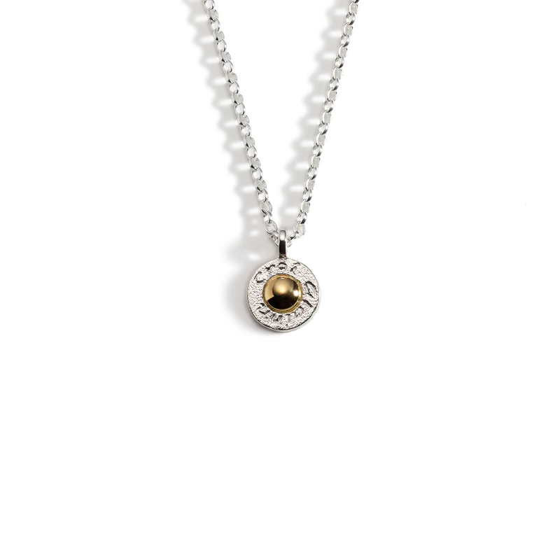 Croí álainn mini textured pendant