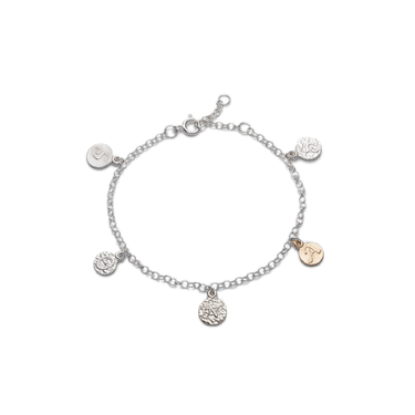 Mixed metal Sonas bracelet