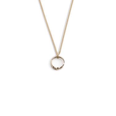 Gold Claddagh ring pendant
