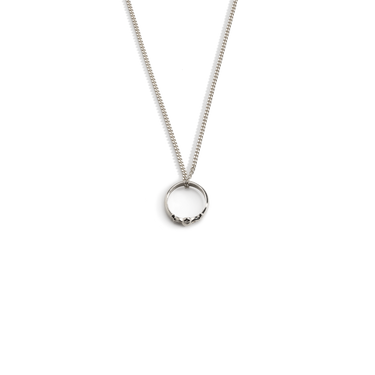 Silver Claddagh ring pendant
