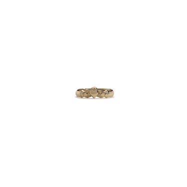 Gold Claddagh ring charm