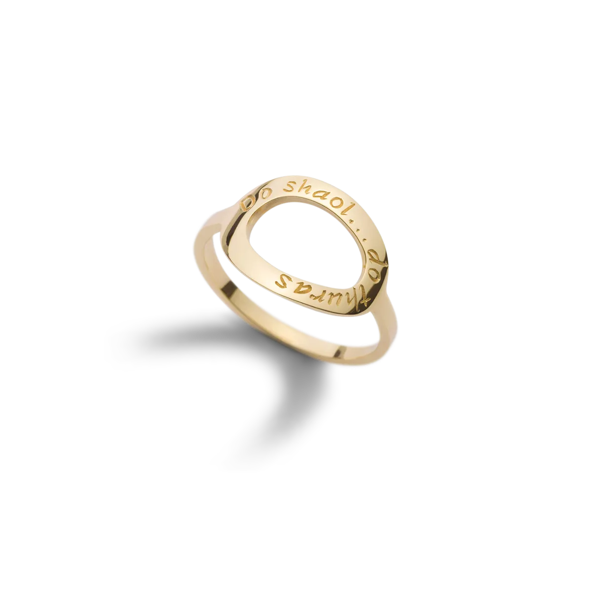 Gold Do shaol, do thuras ring