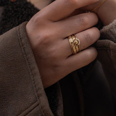 Gold Claddagh ring