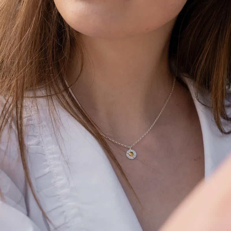 Croí álainn mini textured pendant