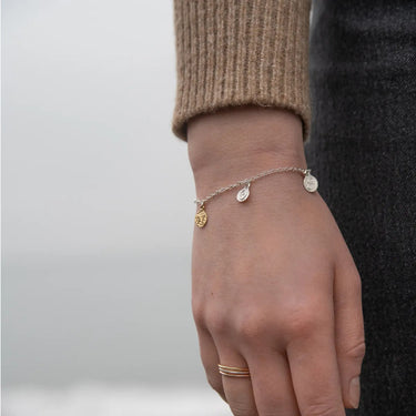 Mixed metal Sonas bracelet