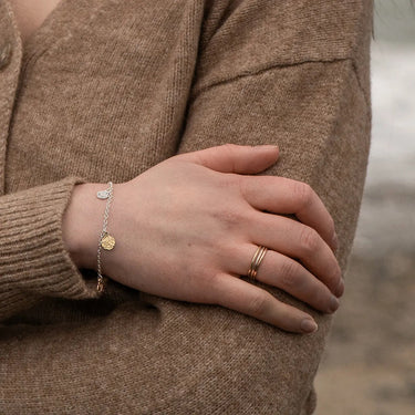 Mixed metal Sonas bracelet