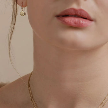Gold Las mo shlí earhangers