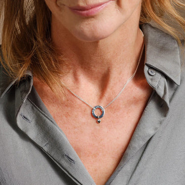 Silver Croí álainn heart pendant