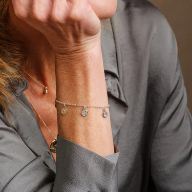 Mixed metal Sonas bracelet