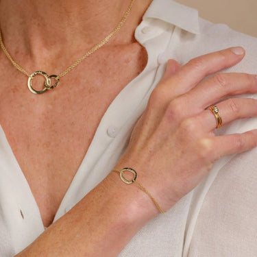 Gold Do shaol, do thuras bracelet