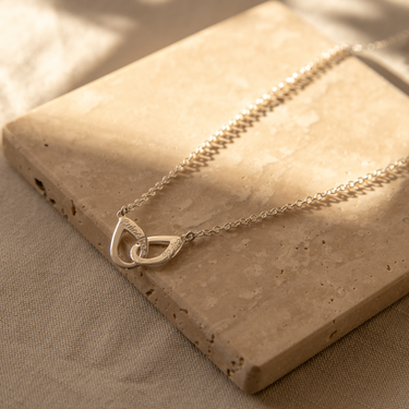 Silver Buíochas go deo double pendant