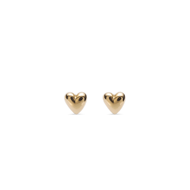 Gold Croí álainn heart earstuds