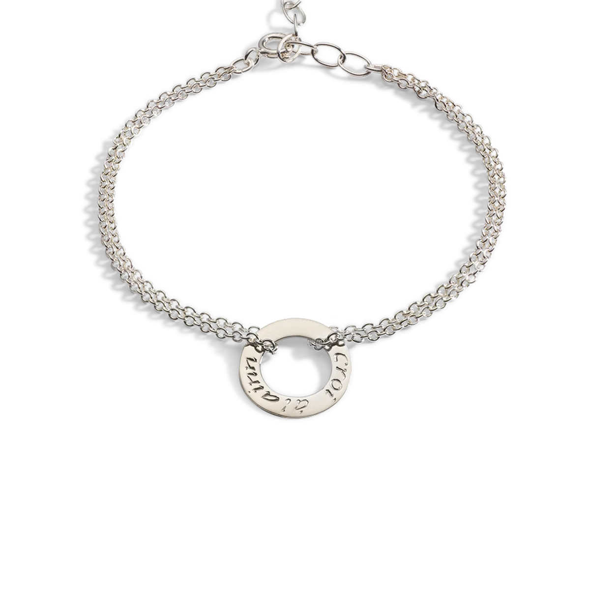 Silver Croí álainn bracelet