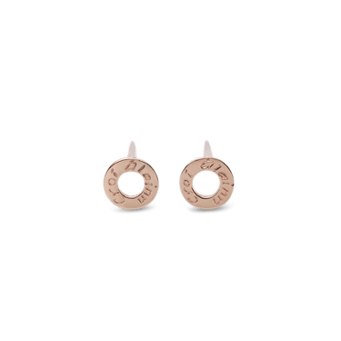 Rose Gold Croí álainn earstuds