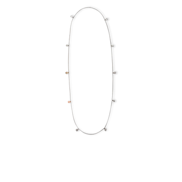 Mixed Metal Sonas long pendant