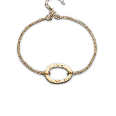 Gold Do shaol, do thuras bracelet