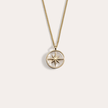 Gold Las mo shlí gold star pendant