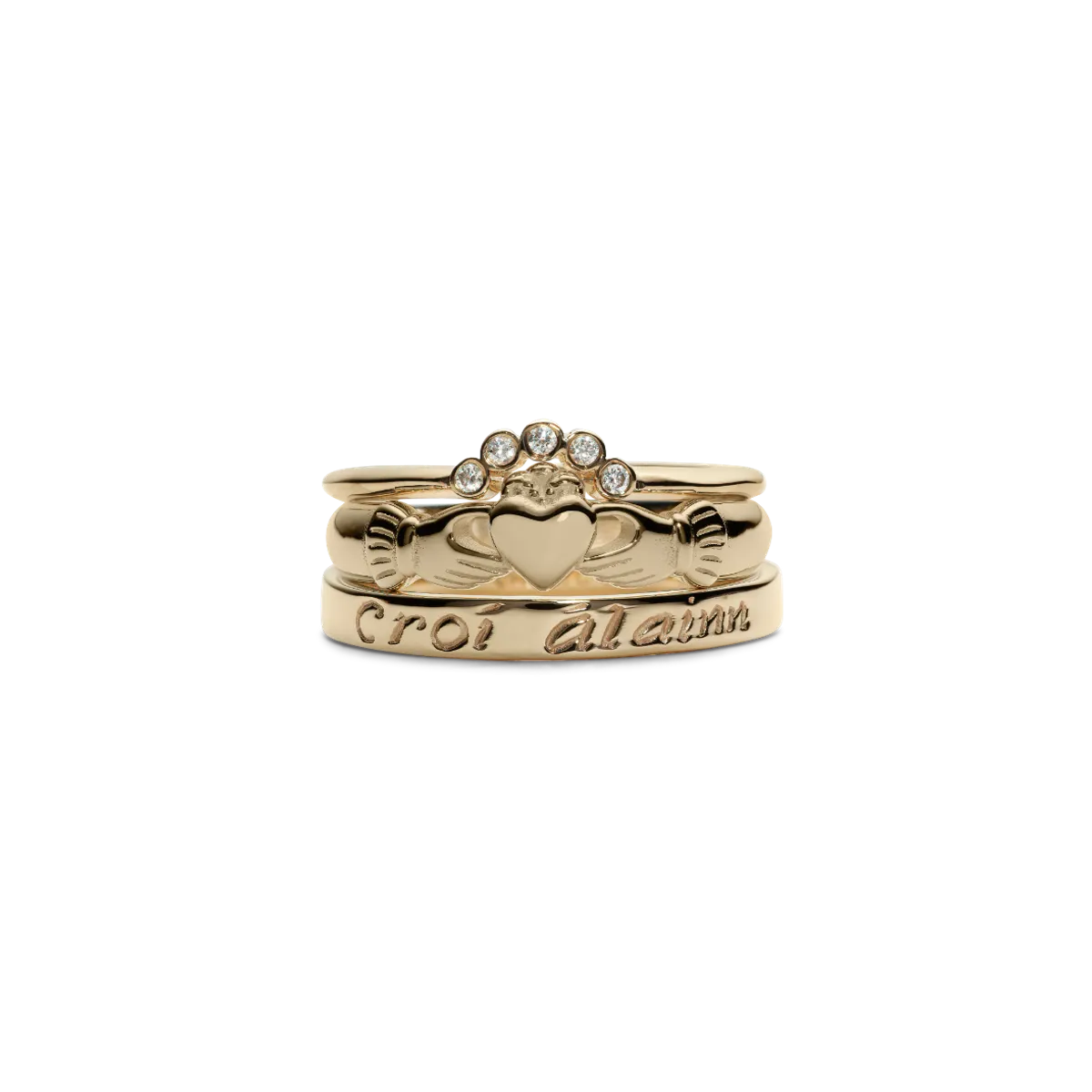 Gold Half moon ring
